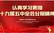 学习贯彻党的十九届五中全会精神